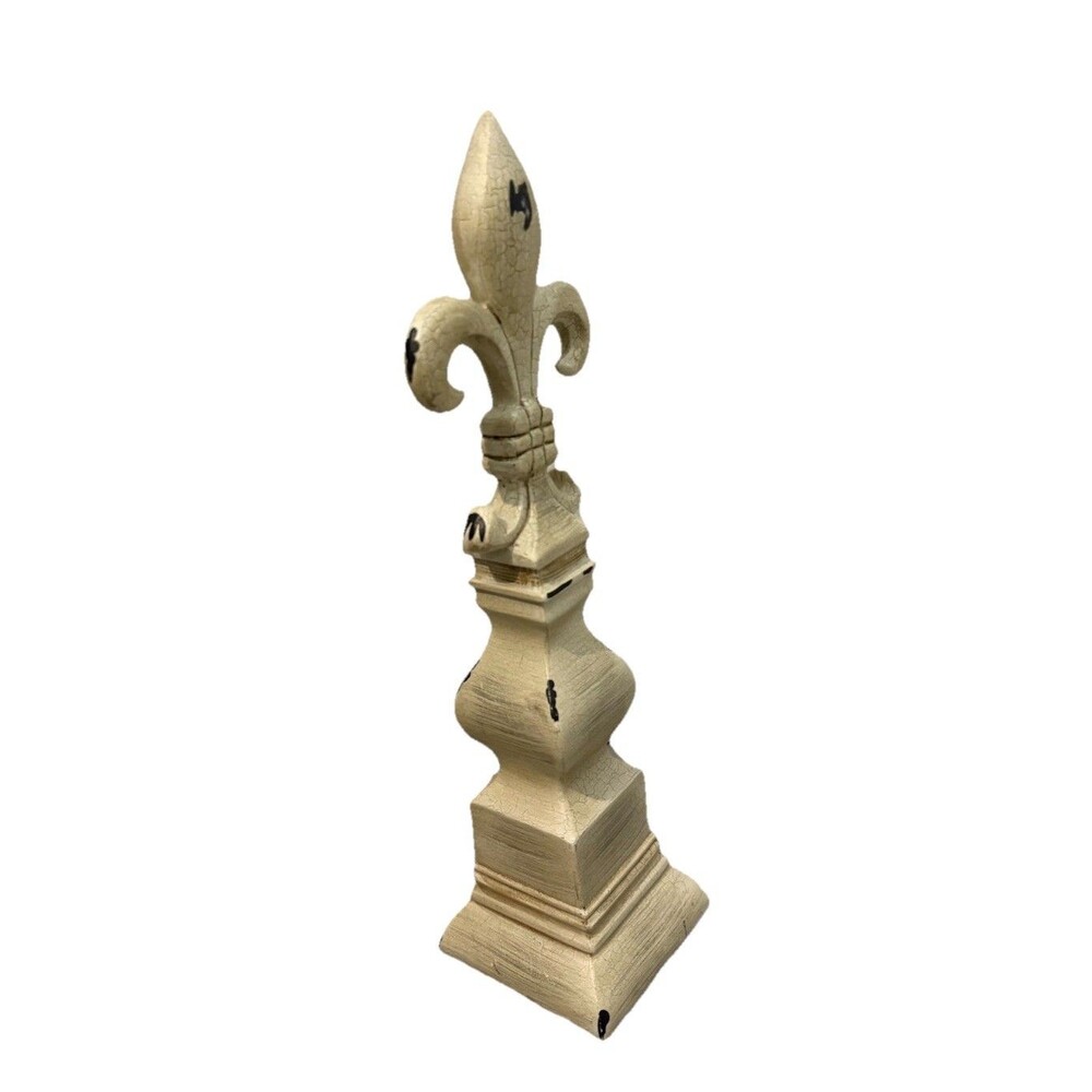 Fleur De Lily Reproduction 16" Tall Nice Centerpiece Popular Decor, Place A Bid.